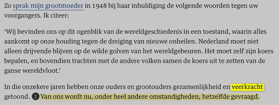 Veerkracht-in-citaat-Wilhelmina-Troonrede-september-2022-uitgesproken-door-Koning-Willem-Alexander